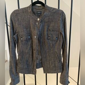 Mexx Women's Brown Linen Jacket